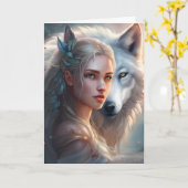 折り畳みグリーティングカード カード (黄色い花)