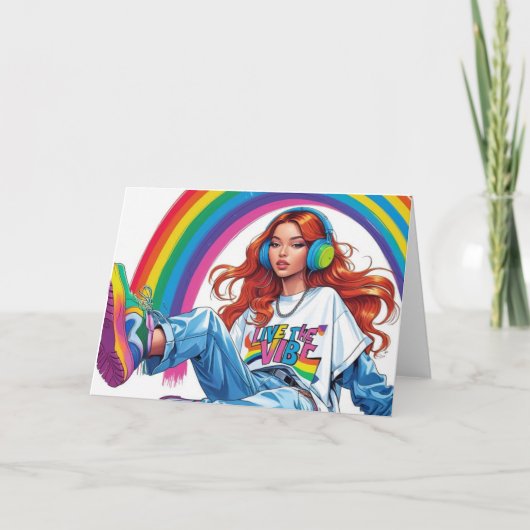 折り畳みグリーティングカード カード (正面)