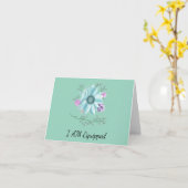 折り畳みグリーティングカード カード (黄色い花)