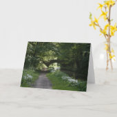 折り畳みグリーティングカード カード (黄色い花)