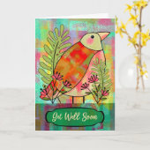 折り畳みグリーティングカード カード (黄色い花)