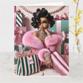 折り畳みグリーティングカード カード (黄色い花)