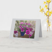 折り畳みグリーティングカード カード (黄色い花)