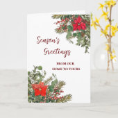 折り畳みグリーティングカード カード (黄色い花)