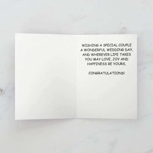 折り畳みグリーティングカード カード (内部)