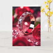 折り畳みグリーティングカード カード (黄色い花)