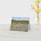 折り畳みグリーティングカード カード (黄色い花)