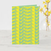 折り畳みグリーティングカード カード (黄色い花)