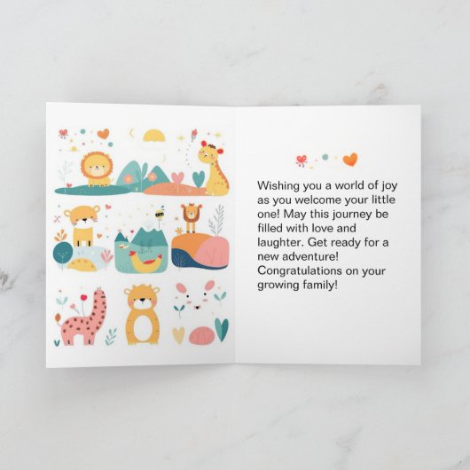 折り畳みグリーティングカード カード (内部)