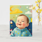 折り畳みグリーティングカード カード (黄色い花)