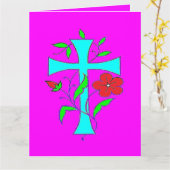 折り畳みグリーティングカード カード (黄色い花)