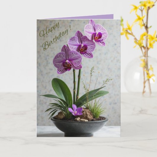 折り畳みグリーティングカード カード (黄色い花)