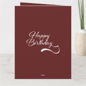 折り畳みグリーティングカード カード (裏面)