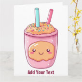 折り畳みグリーティングカード カード (黄色い花)