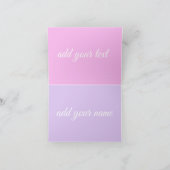 折り畳みグリーティングカード カード (内部)