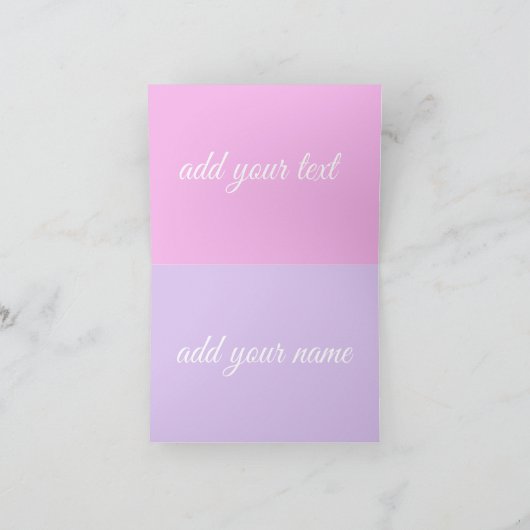 折り畳みグリーティングカード カード (内部)