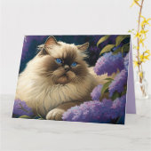 折り畳みグリーティングカード カード (黄色い花)