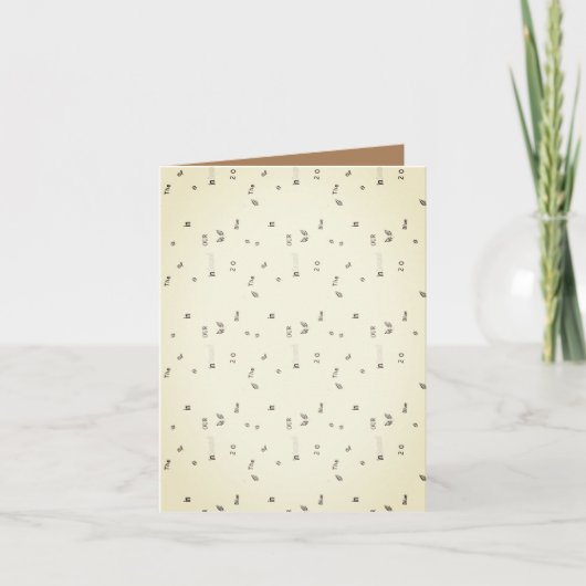 折り畳みグリーティングカード カード (正面)