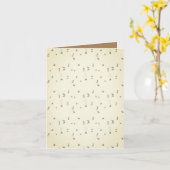 折り畳みグリーティングカード カード (黄色い花)