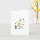 折り畳みグリーティングカード カード (黄色い花)