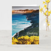 折り畳みグリーティングカード カード (黄色い花)