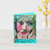 折り畳みグリーティングカード カード (黄色い花)