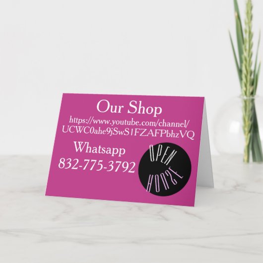 折り畳みグリーティングカード カード (正面)