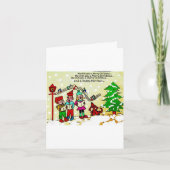 折り畳みグリーティングカード – クリスマス カード (正面)
