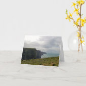 折り畳みグリーティングカード – ゴールウェイ(アイルランド) カード (黄色い花)