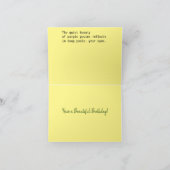 折り畳みグリーティングカード サンキューカード (内部)