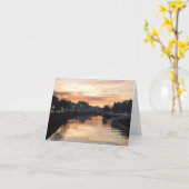 折り畳みグリーティングカード – ダブリン（アイルランド） カード (黄色い花)