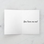 折り畳みグリーティングカード – ヴィンテージ、レトロカード カード (内部)