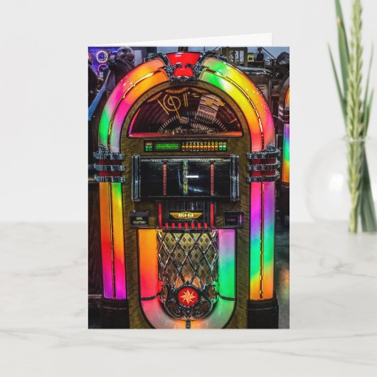 折り畳みグリーティングカード – ヴィンテージ、レトロ カード (正面)