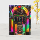 折り畳みグリーティングカード – ヴィンテージ、レトロ カード (黄色い花)