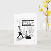 折り畳みグリーティングカード（中身は空白） カード (黄色い花)