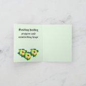 折り畳みグリーティングカード : 思いやりと祈り カード (内部)