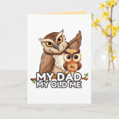 折り畳みグリーティングカード：私のパパ私の古い私 カード (黄色い花)