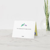 折り畳みグリーティングカード: Happy New Year 2023 カード (裏面)