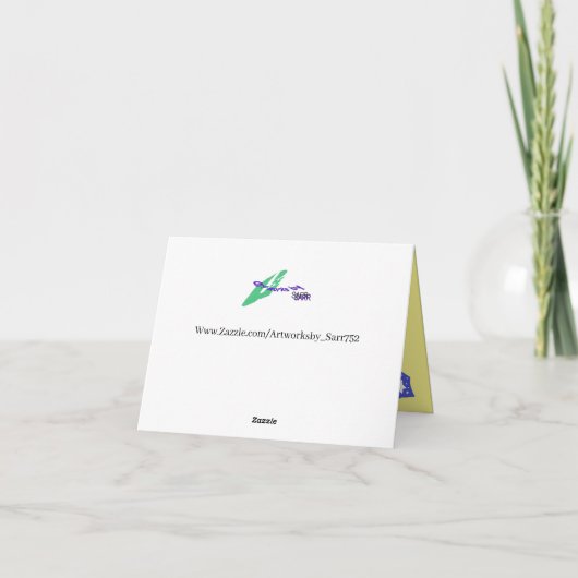 折り畳みグリーティングカード: Happy New Year 2023 カード (裏面)