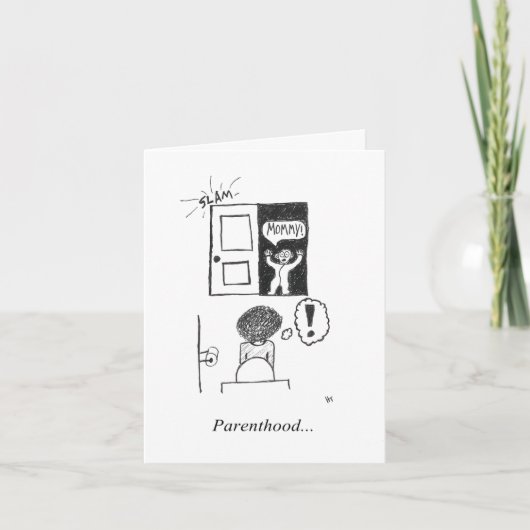 折り畳みグリーティングカー空白のド（内側） カード (正面)