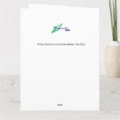 折り畳みグリーティングカー結婚ド50周年記念 カード (裏面)