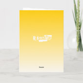 折り畳みグリーティング誕生日カード カード (裏面)