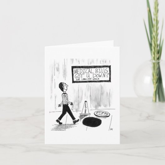 折り畳みグリーティ空白のングカード(内側) カード (正面)