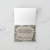 折り畳みサンキューカードアーミーACUユニフォーム迷彩柄カモフ サンキューカード (内部)