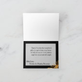 折り畳みサンキューカードアールデコ騒ぎ20年代のギャツビー サンキューカード (内部)