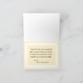 折り畳みサンキューカードイエロー&クリームフローラ サンキューカード (内部)