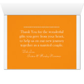 折り畳みサンキューカードオレンジと紫のバナー (内部横(下))