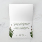 折り畳みサンキューカードカタイル/トンボ（カラーG） サンキューカード (内部)