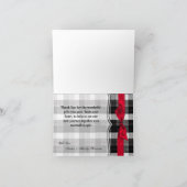 折り畳みサンキューカードクリスマストラックバッファロープリドブラ サンキューカード (内部)