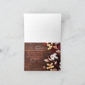 折り畳みサンキューカードコットンブランチオンダークウッドS サンキューカード (内部)